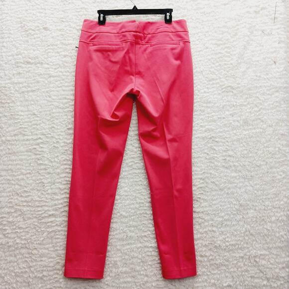 Pants Size 12 Dress Coral Coquette Aesthetic Office Careerwear Chic Travel NWT - Picture 9 of 16